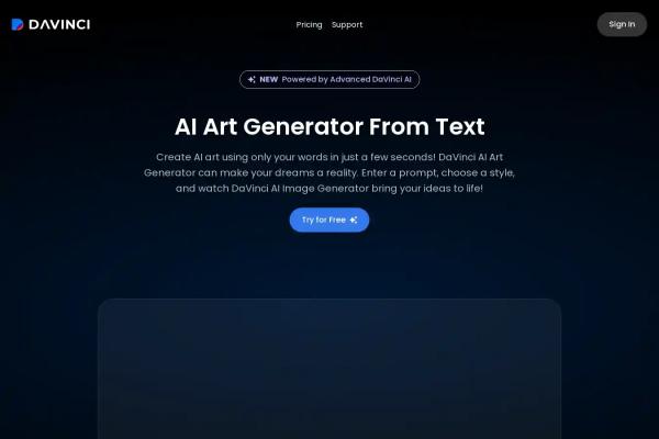 Davinci AI Art Generator (App)