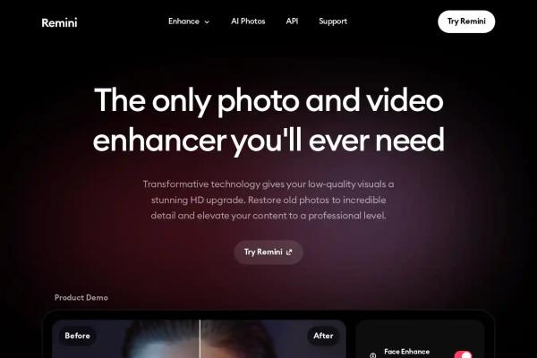 Remini Photo Enhancer & Upscaler