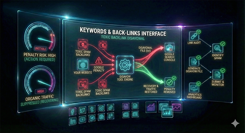 Toxic Backlink Disavowal