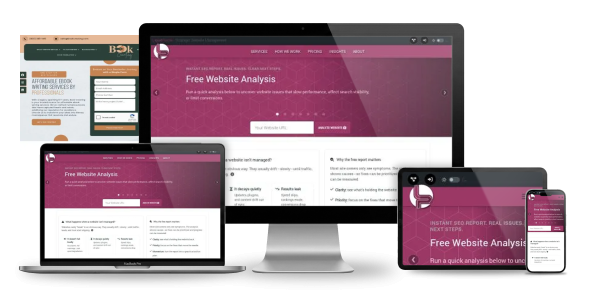 Full Responsive Preview for https://bookcreating.com/
