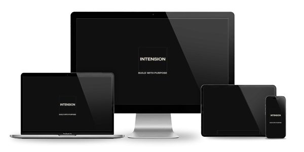 SEO report screenshot for intensionconstruction.com