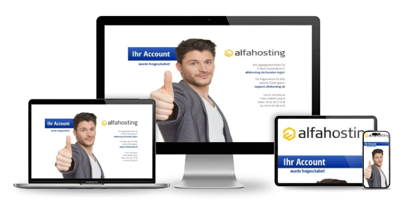 Website displayed across devices