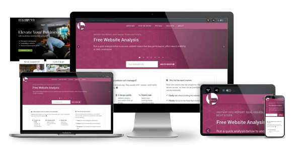 Full Responsive Preview for https://mavendesignstudio.com/