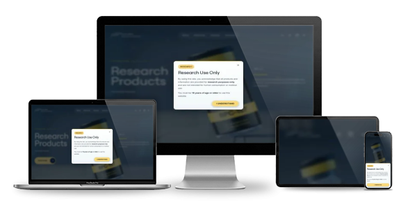Website displayed across devices