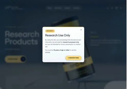 SEO report screenshot for primepeptides.co