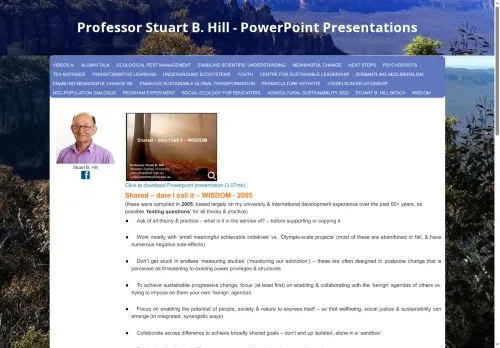 SEO report screenshot for stuartbhill.com