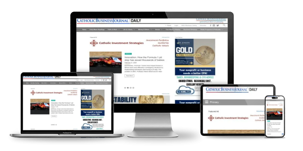 Website displayed across devices