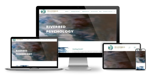 Website displayed across devices