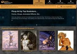 SEO report screenshot for erotic-fantasy-art.com