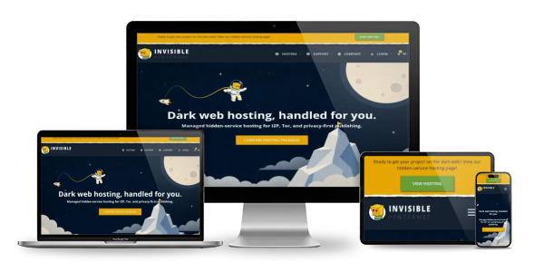 Website displayed across devices
