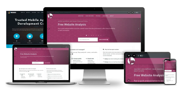 Full Responsive Preview for https://www.skenix.com/