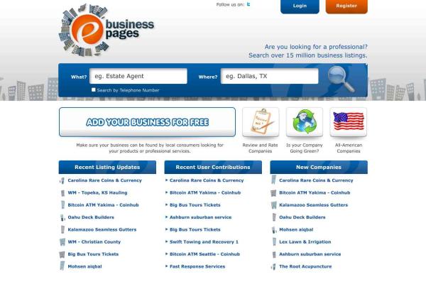 eBusiness Pages