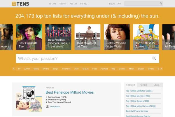 The Top Tens
